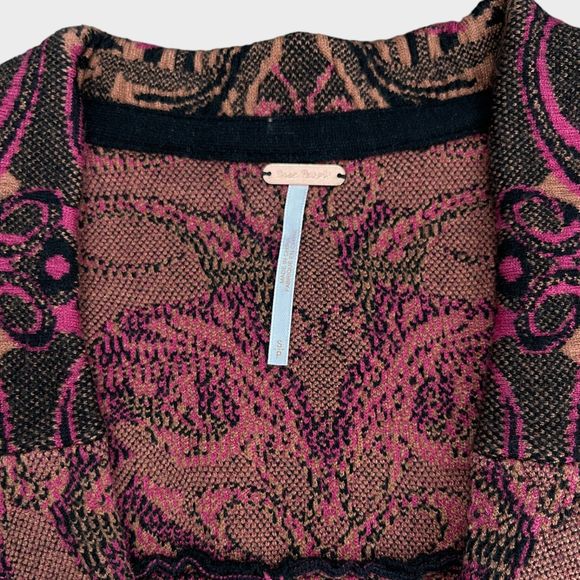 NWOT Free People Sammie Button Blazer Jacket in Wine/Pink/ Women's Small - Picture 10 of 11